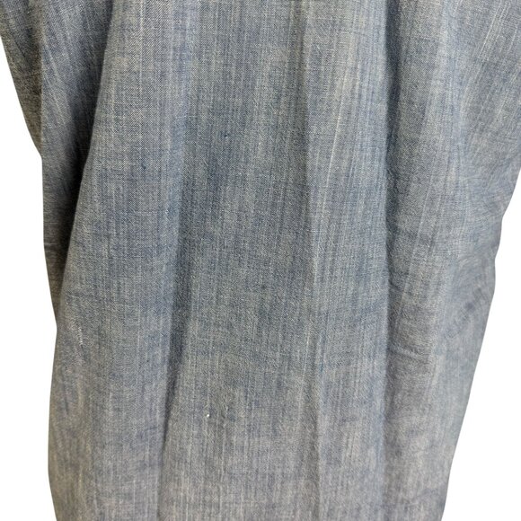 Vintage 60s King Kole Blue Chambray Shirt S/S Button-Up Mens Cotton Medium - Picture 9 of 11